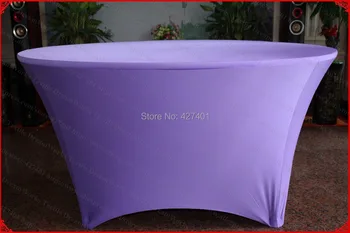 

NO.9 Lavender Lycra/Spandex Table Cover/Tablecloth/Table Runner/Chair Cover for Wedding/Hotel/Banquet/Party/Home decor&textile