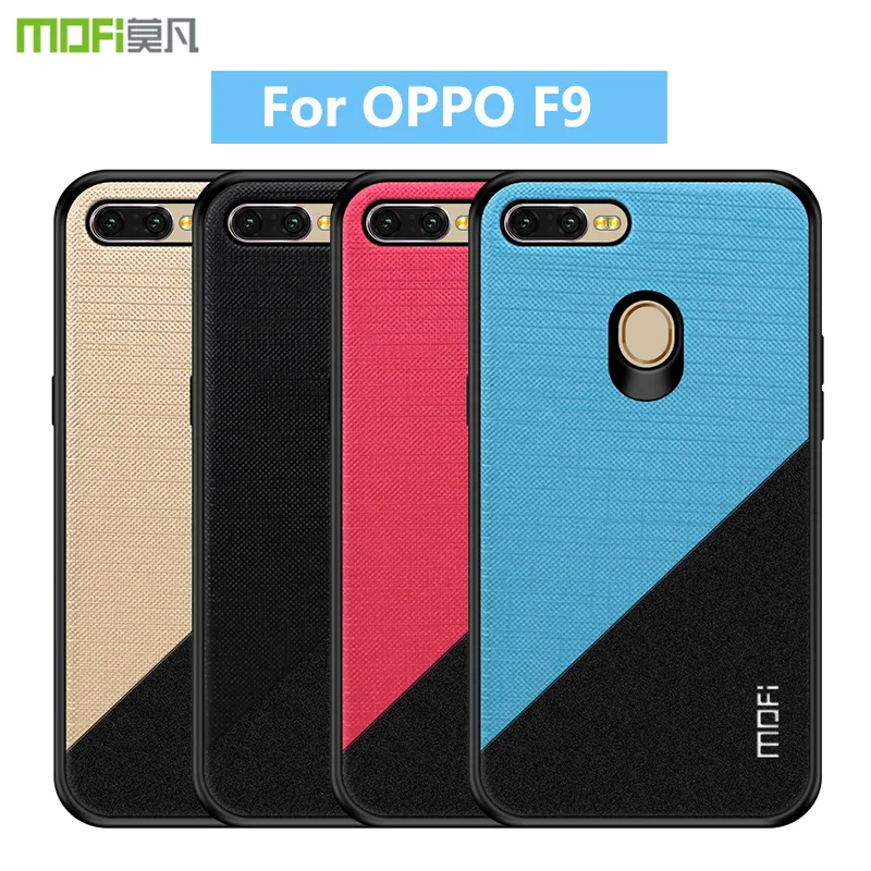 MOFi Bright Shield Series II чехол для OPPO F9 Высококачественный ТПУ Мягкий ПК Жесткий тканевый