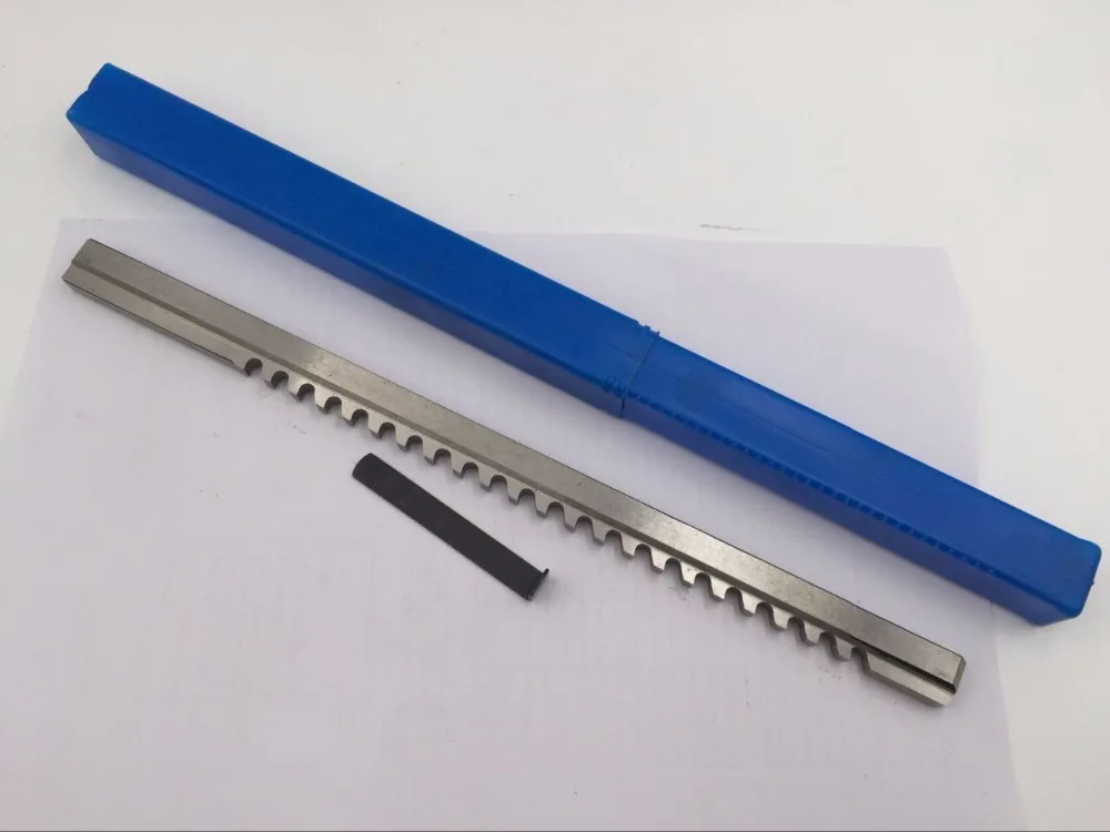 25 мм HSS F Push-type Keyway Broach с шипами Американский толкающий нож метрический размер CNC Keyway режущие инструменты для ЧПУ