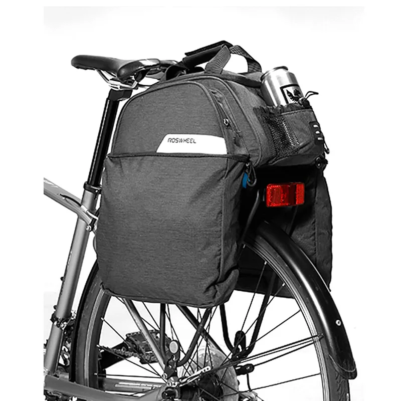 ROSWHEEL Cycling Bicycle Rack Pack Seat Bag Rear Pack Trunk Panniers Bags Stock