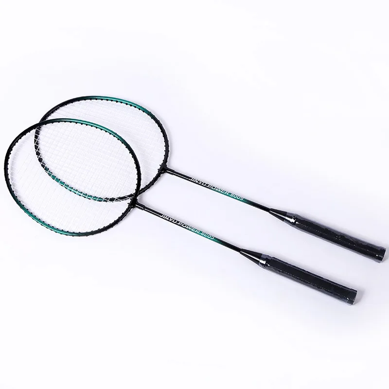 Raqueta ligera de bádminton con bolsa unids de transporte 2 piezas equipo deportivo de Bádminton de entrenamiento duradero