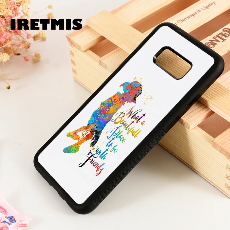 

Iretmis S3 S4 S5 phone case cover for Samsung Galaxy S6 S7 S8 S9 edge plus Note 3 4 5 8 9 Harry Potter Dobby House Elf Art Quote