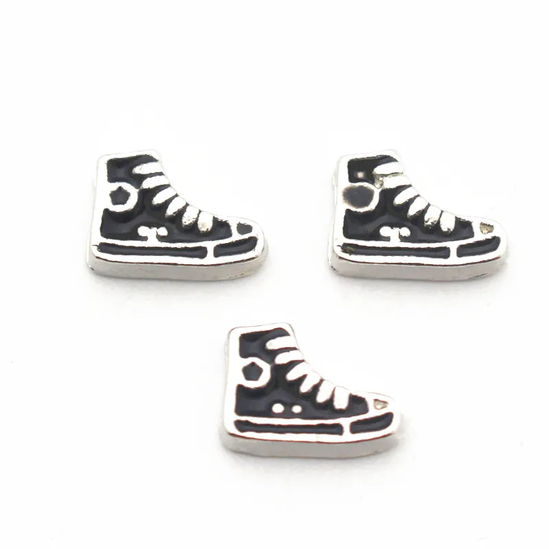 

New novelty 20pcs/lot shoe Alloy floating charms living memory floating lockets charms for DIY Accessory