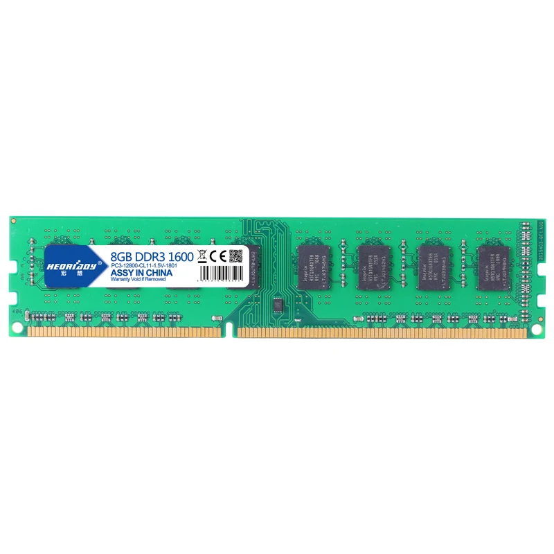 Оперативная память heoriady ddr3 8 Гб 1600 МГц для настольного ПК дополнительно ddr 3 2 ГБ 4