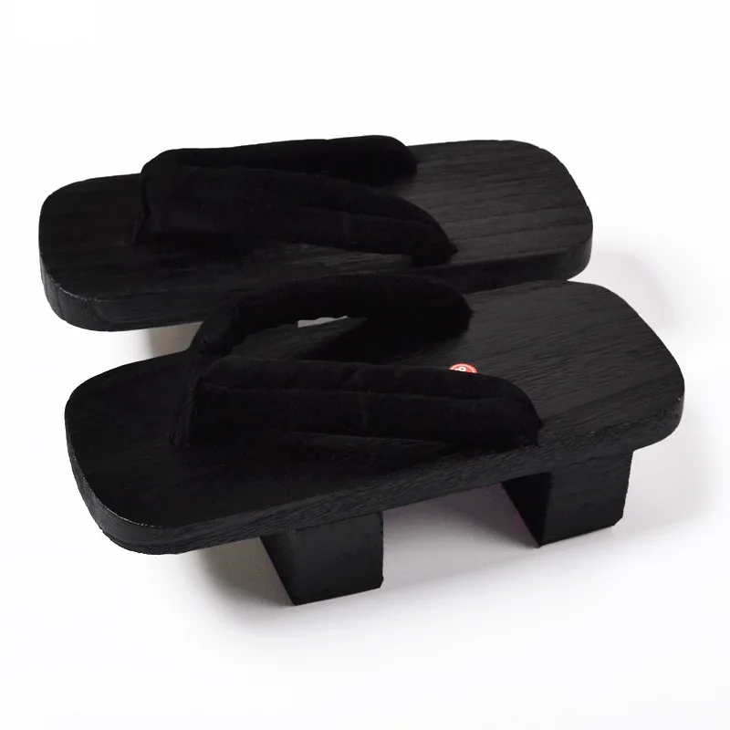 Летние сандалии унисекс легкие на платформе Мужские шлёпанцы деревянный плот повседневные шлёпанцы летние цветочные шлёпанцы - Цвет: Black