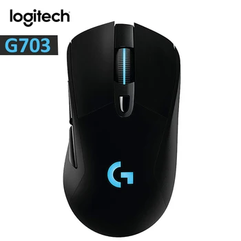 

Logitech G703 Wireless Gaming Mouse with RGB for Mouse gamer 12000DPI PMW3366 Sensor 2.4GHz Optical Mouse