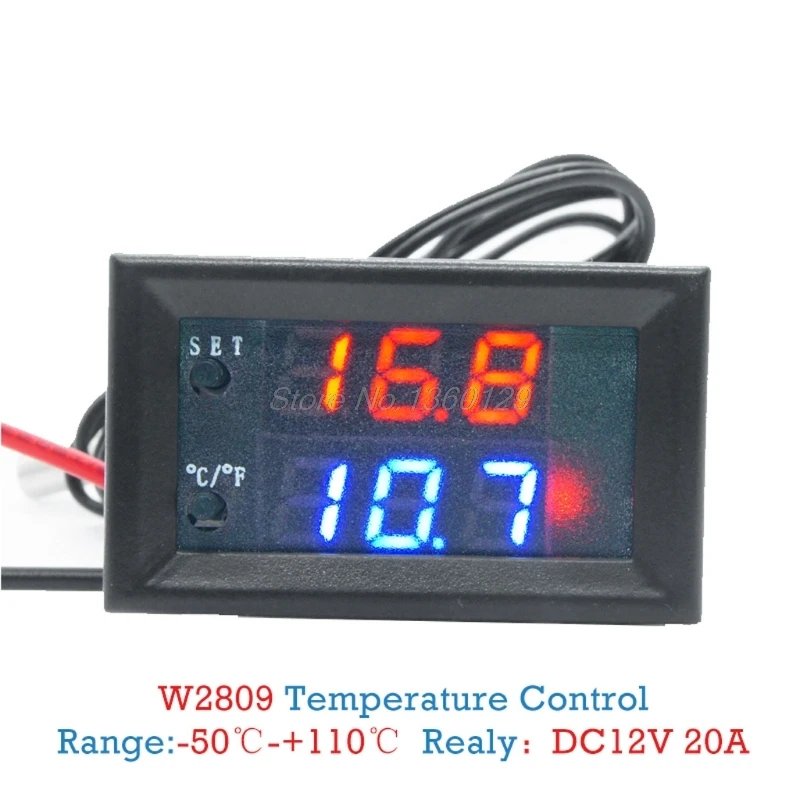 

OOTDTY Mini Microcomputer Thermostat Regulator DC 12V 20A Digital Adjustable Temperature Controller -50-110C Sep23 Dropship