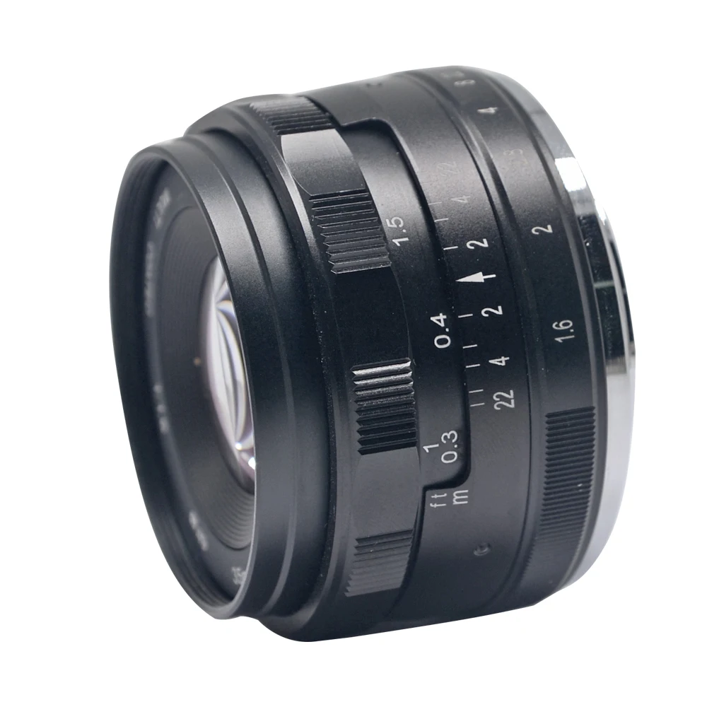 Фотообъектив Mcoplus 35 мм f1.6 для зеркальных фотоаппаратов Nikon N1 M1 M2 M3 M5 M6 M10 M100 J1 J3 J5