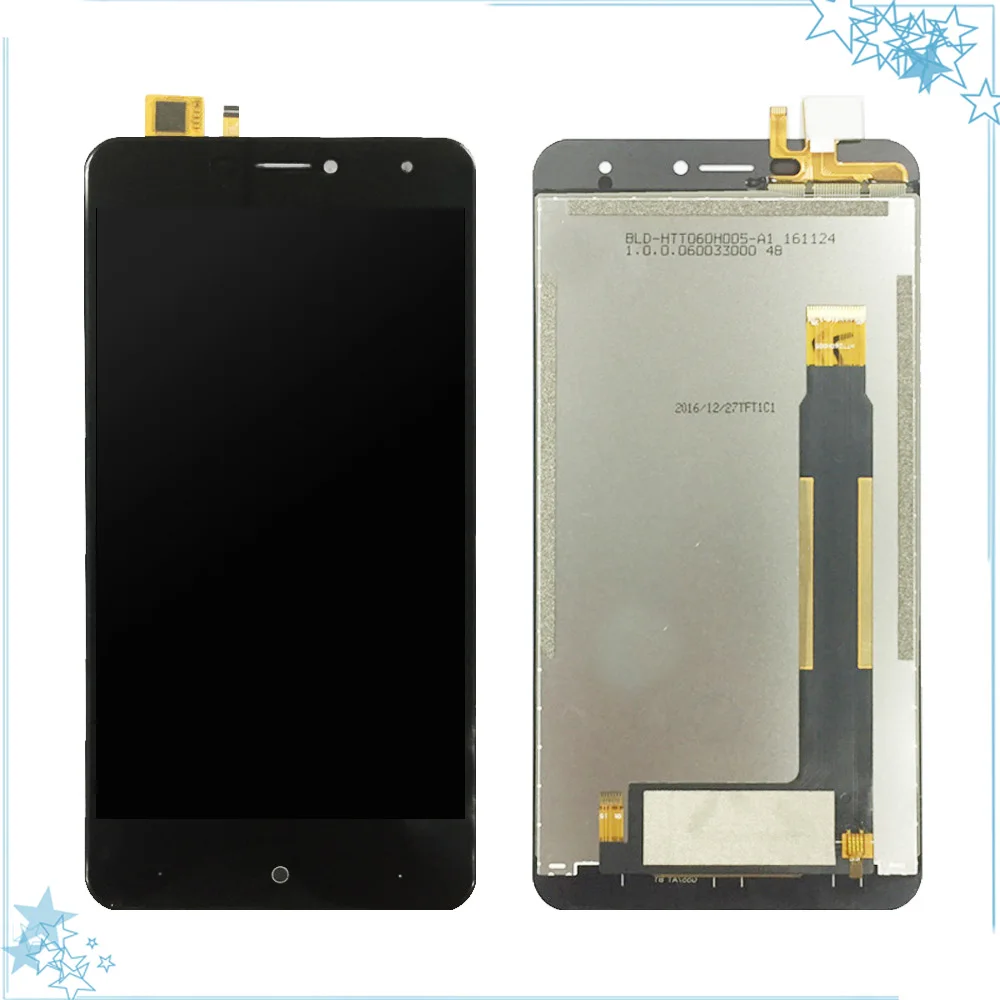 Skup Dla BQ mobilna bq 6050 Jumbo BQS 6050 Lcd Digitizer ekran dotykowy Panel szkło montaż czujnika kompletny moduł