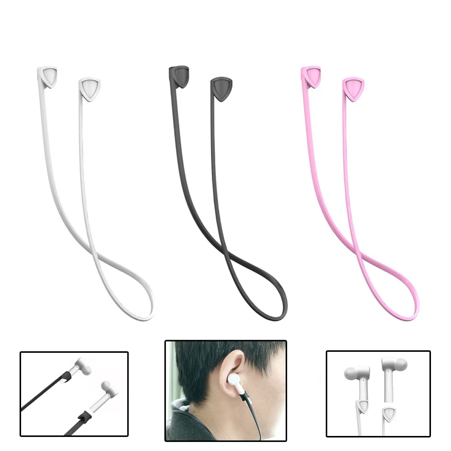 

Anti Lost Silicone Strap Cable Cord String Rope for Xiaomi Airdots Pro Bluetooth Earphone Strap for Xiaomi Air TWS Accessories