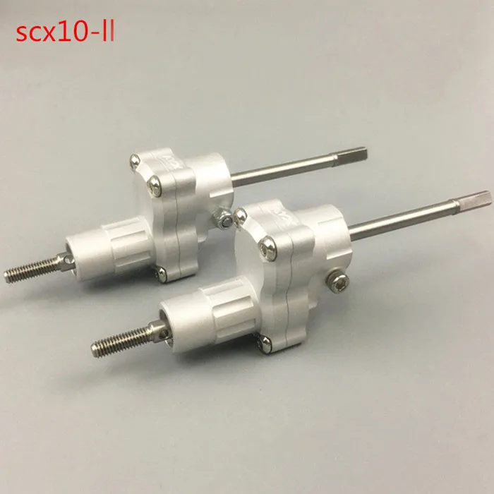 

1Pair Metal Rear Axle Modification Parts Widened Heighten CVD Rear Axle for Axial SCX-II 90046 Climbing RC Car Accessories