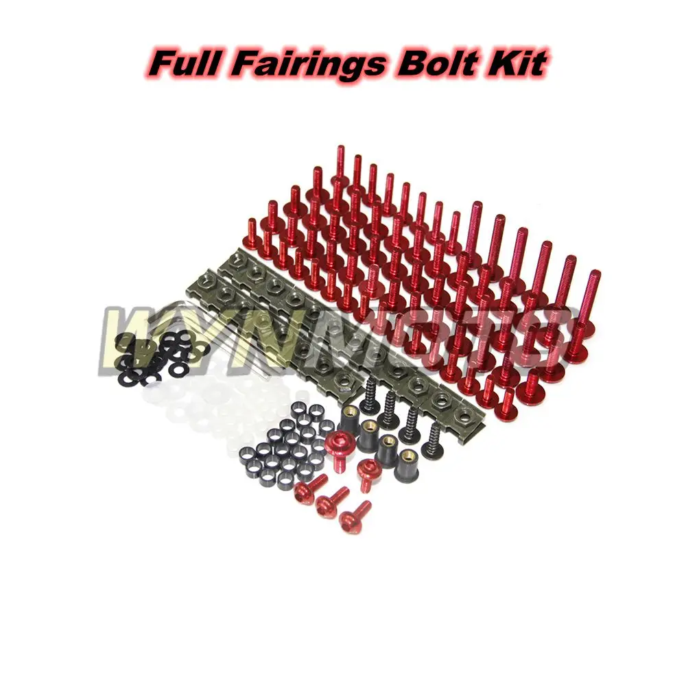 

Complete Fairings Bolt Kit For Yamaha YZF600 R6 2006 2007 2008 2009 2010 2011 2012 2013 2014 2015 2016 Screws Hardware Clips