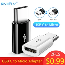 RAXFLY OTG USB C адаптер для Micro USB OTG кабель для Xiaomi Mi9 Redmi Note 7 Синхронизация данных usb type C адаптер для samsung S10 S9 USBC