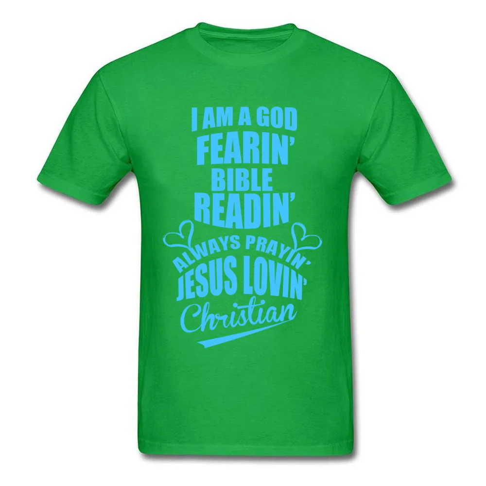 Brand Mens Tops & Tees JESUS LOVING comfortable T-shirts 100% Cotton Fabric Short Sleeve Normal T Shirt O-Neck JESUS LOVING green
