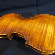 Страд стиль песня бренд meastro резьба свиток, совать старые отделки скрипки 4/4#11727