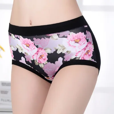 3pcs/lot 2017 new fashion bamboo fibre plus big size panties seamless panty women big size briefs high waist ladies' underwear