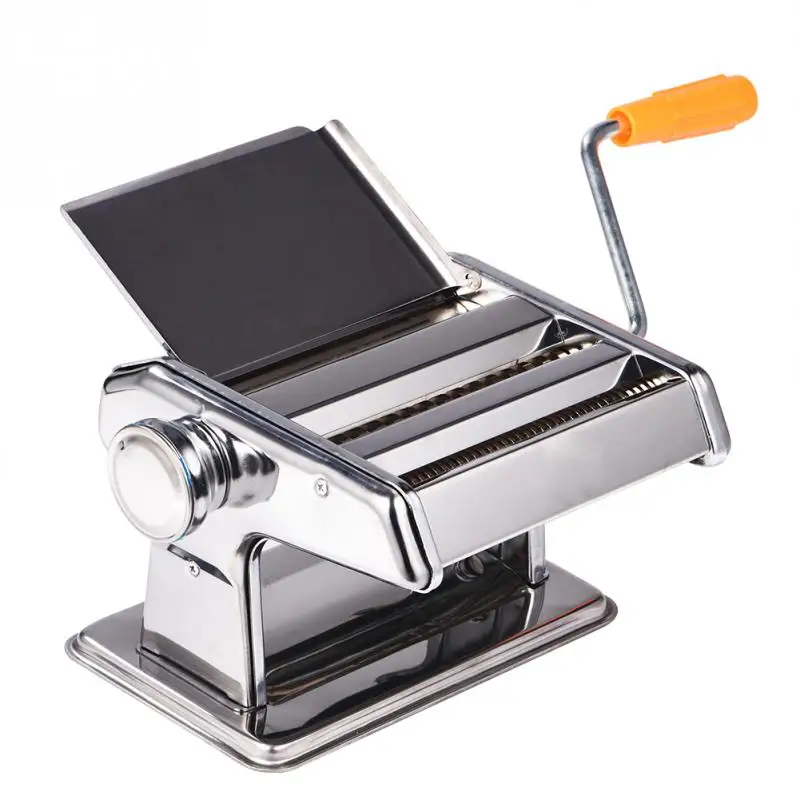 

Stainless Steel Household Pasta Making Machine Manual Noodle Maker Spaghetti Hand Cutter