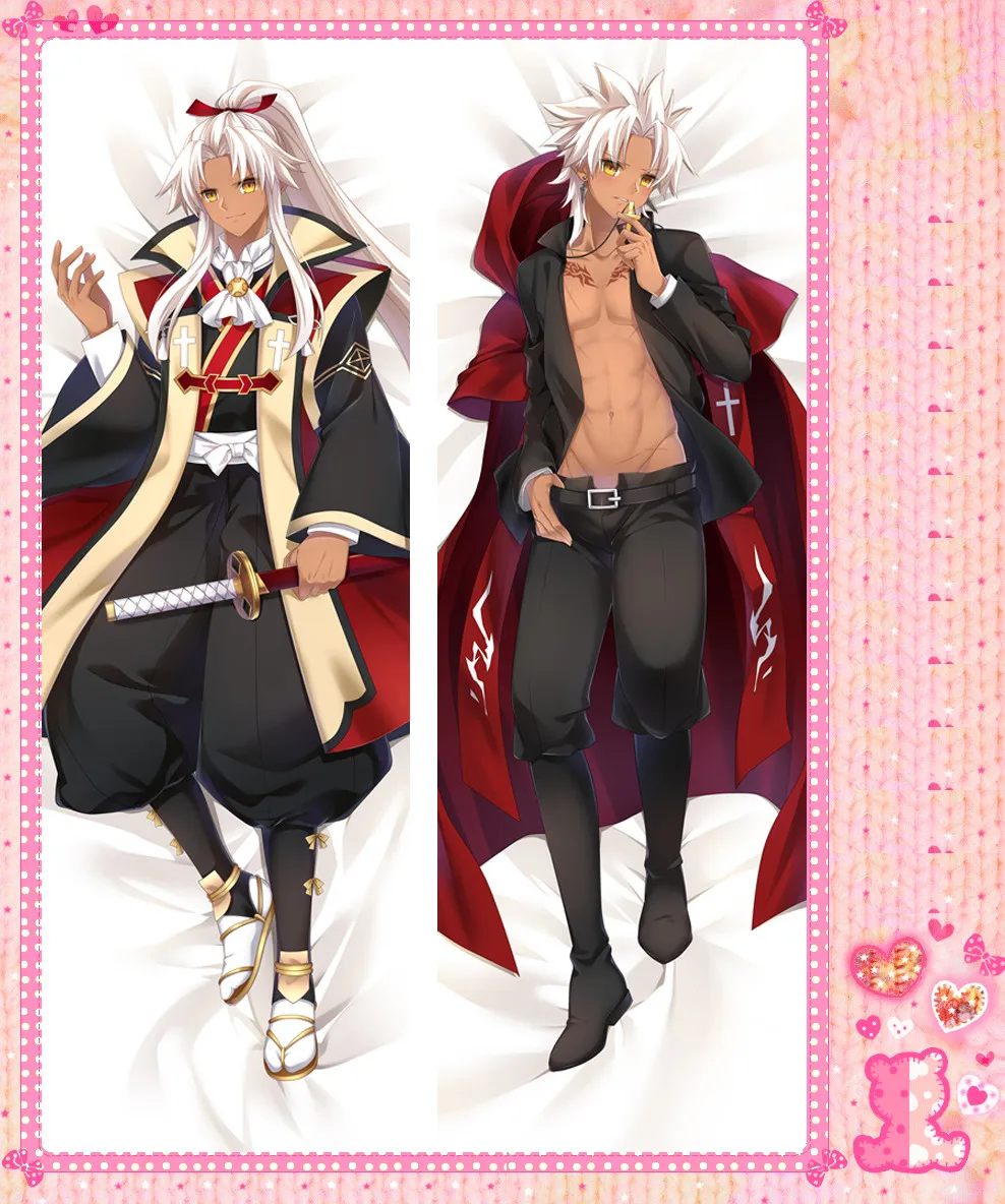 Аниме мультфильм Fate/Apocrypha Shirou Kotomine Bolster обнимает персиковую кожу 2 пути наволочка