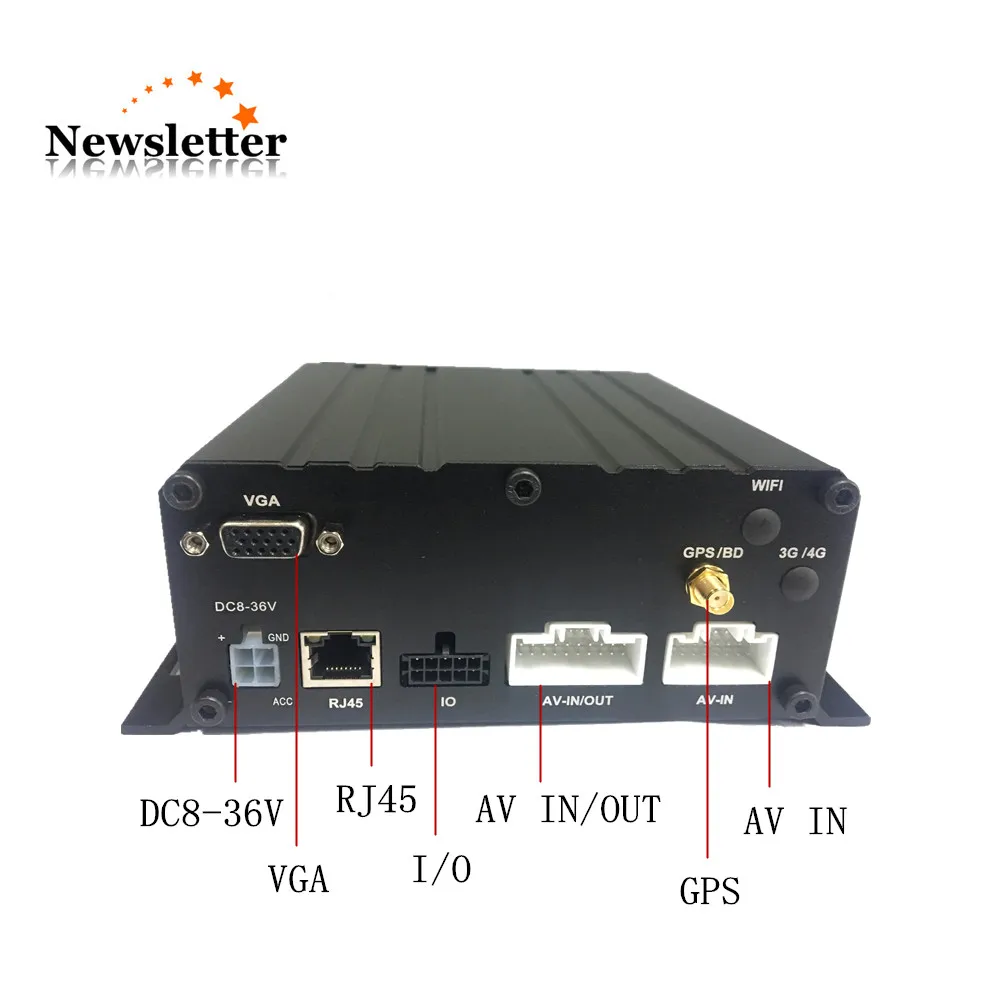 8 каналы 2.0MP AHD 1080 P автомобиля Blackbox товары теле и видеонаблюдения Мобильный DVR HDD GPS