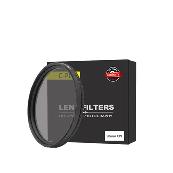 

kutupro 58mm Circular Polarizing CPL C-PL Filter Lens 58mm For Canon NIKON Sony Olympus Camera