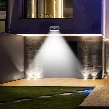 

45LED Solar Motion Sensor Wall Lamp Outdoor Waterproof Yard Security Light Wall Light Solar Energy Garden Decoration