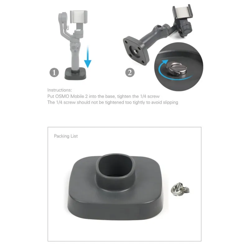Eshowee для DJI OSMO Mobile 2 ручной карданный стабилизатор кронштейн крепление Стабилизатор Ручной карданный стабилизатор аксессуары