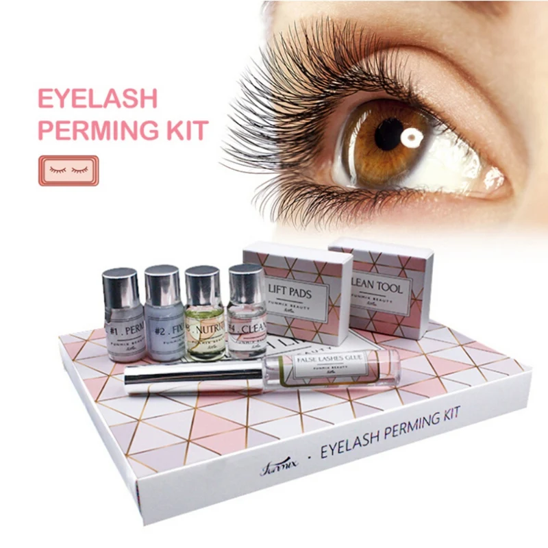

Professional Eyelash Curling Suit Eyelash Glue Perming Liquid Eye Rod Eyelash Perming Kit
