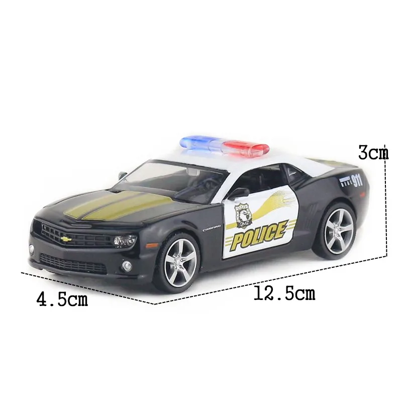 RMZ City/1:36 литая Игрушечная модель/Chevrolet Corvette Camaro супер гоночная Полиция/обучающий