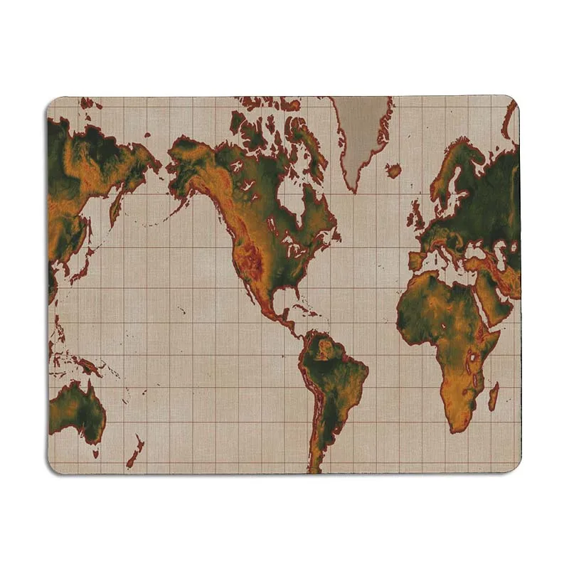 MaiYaCa 2018 Новый Ретро Карта мира DIY дизайн изображения игра коврик размер для 25x29см