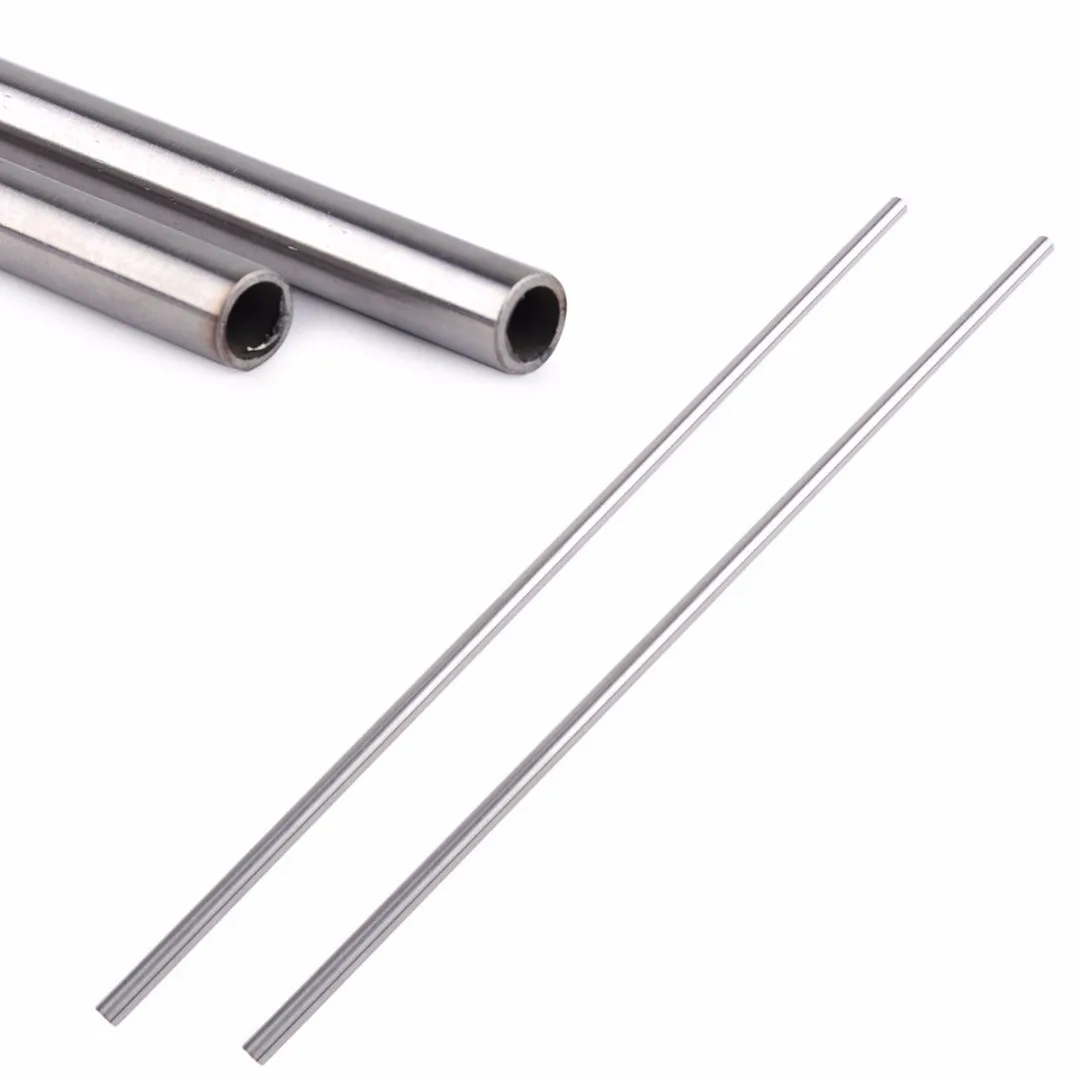 DWZ 2pcs New Stainless Steel Capillary Round Tube Pipe OD 10mm ID 8mm Length 500mm