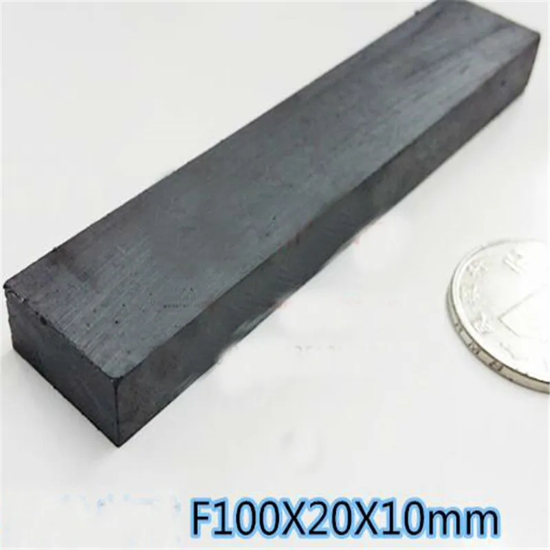 

Zion 5pcs 100x20x5mm ferrite magnet Y30 block ferrite magnet 100*20*5mm extreme working temperature 250 Celsius