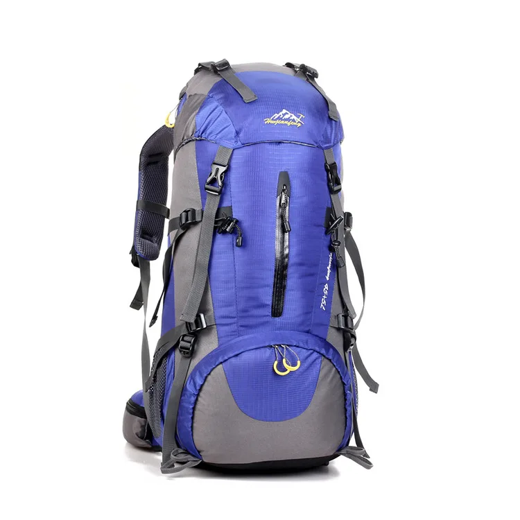 Hot Sale Men's large capacity Backpacks Waterproof Nylon Travel Bag Zipper Backpack Backpacker 50L free shipping