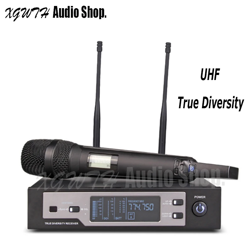 Цифровой истинное разнообразие UHF беспроводной микрофон Система SKM9100