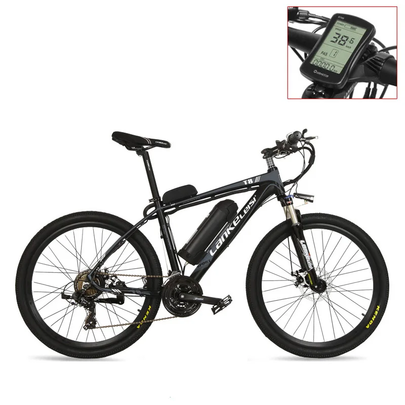 Cheap 26 Inch Electric Bicycle, 400W 48V Strong Power, Removable Lithium Battery, Lockable Suspension Fork, Pedal Assist E-bike 0