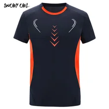 Для влюбленных Летние несколько Цвет Спорт на открытом воздухе женские футболки короткий рукав Для мужчин Костюмы быстросохнущие дышащие футболки с О-образным вырезом h49