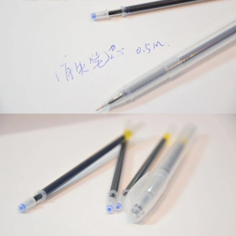 10 шт. ручка для заправки подписей стержни для ручек синие чернила нейтральные заправки ручка для заправки пули канцелярские принадлежности для офиса и школы