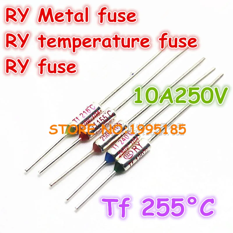 Новый микро-Термопредохранитель RY 50 шт./лот 10A250V Tf 255 градусов TF255 C