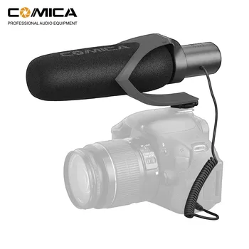 

CoMica CVM-V30 PRO 3.5mm Super-Cardioid Directional Condenser Shotgun Video Microphone Interview for Canon Nikon Sony Camera