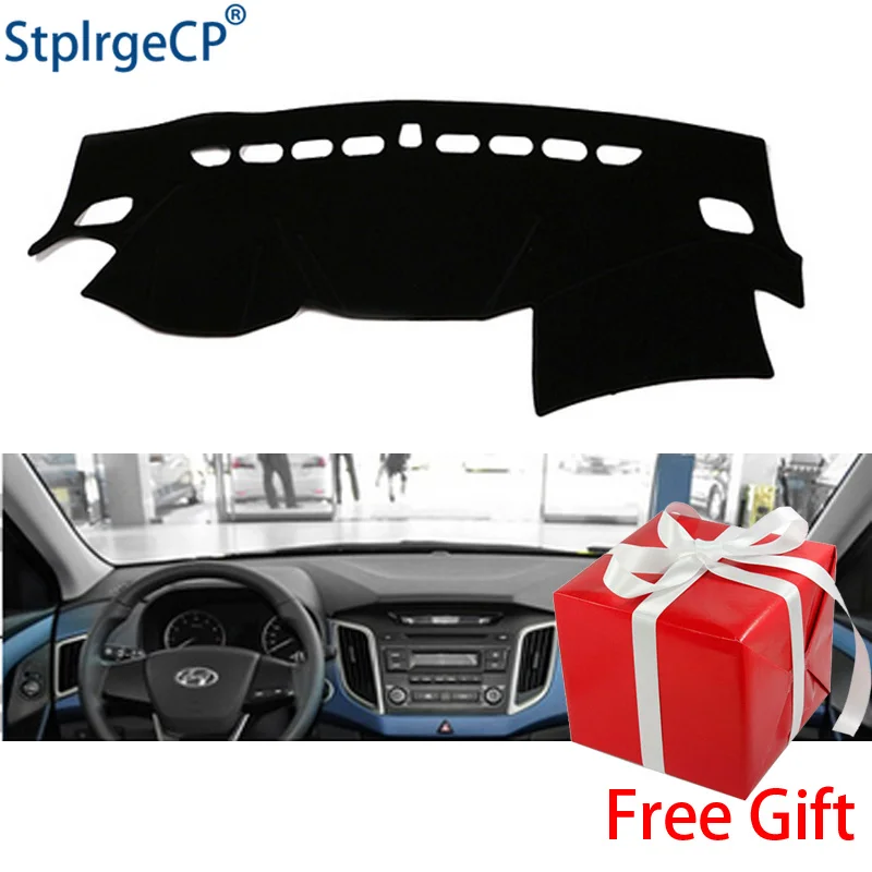 

for Hyundai IX25 Creta 2014-2018 dashboard mat Protective pad Shade Cushion Pad interior sticker car styling accessories