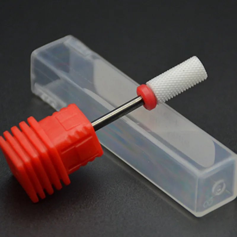 1pcs nail art salon tools Ceramic nail drill bit mill file for nail art electric drill manicure machine Accessories 4