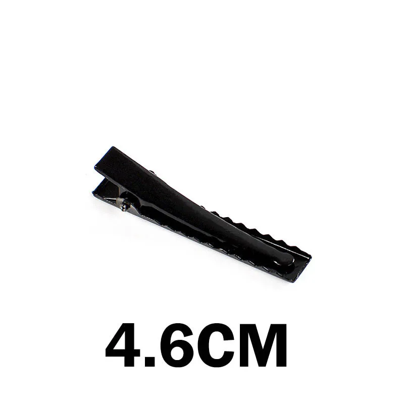 20Pcs/lot Black Color Single Hair Clips Prong Alligator Hairpin with Teeth for DIY Hair Bow Clip Setting Jewelry Making Findings