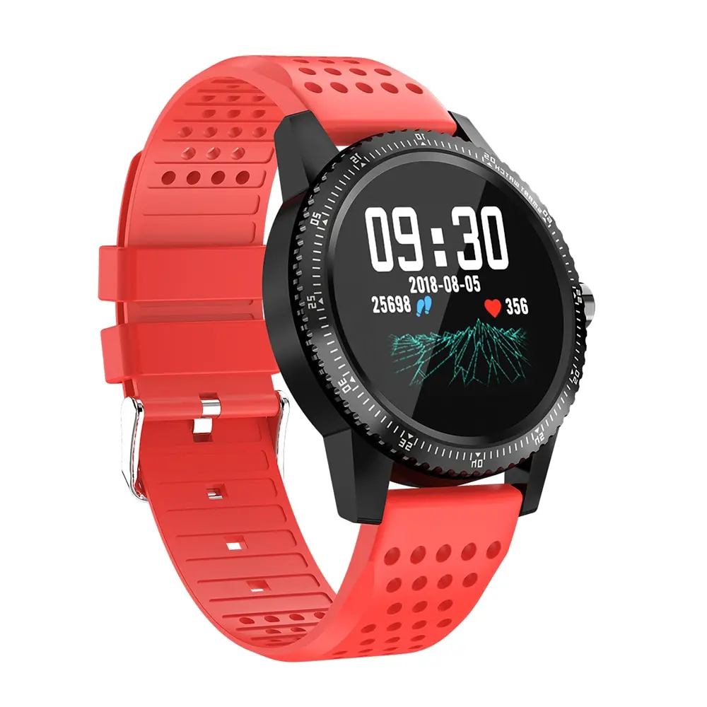

Smart Wristband Fitness Bracelet Step Calories Distance Accurate Heart Rate Blood Pressure Test IP67 Water Repellent Watch