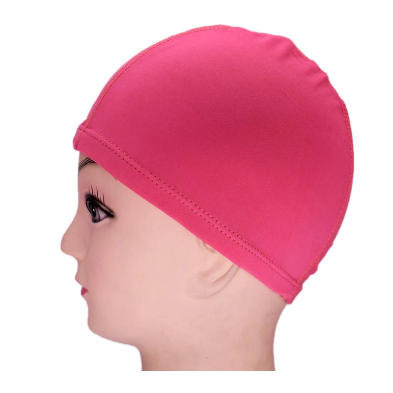 1 шт. защита для ушей силиконовая шапочка для купания шапки эластичные свободный размер для Взрослых Бассейн снаряжение хорошего качества 7 цветов Женская шапочка для плавания s - Цвет: peach