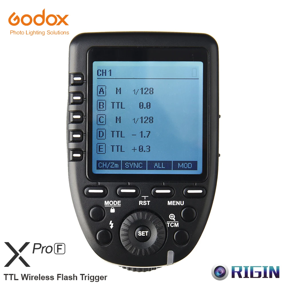

In th Stock!!! New Arrival Godox TTL II 2.4G Wireless X system High-speed with Big LCD Screen Transmitter Xpro-F For Fuji