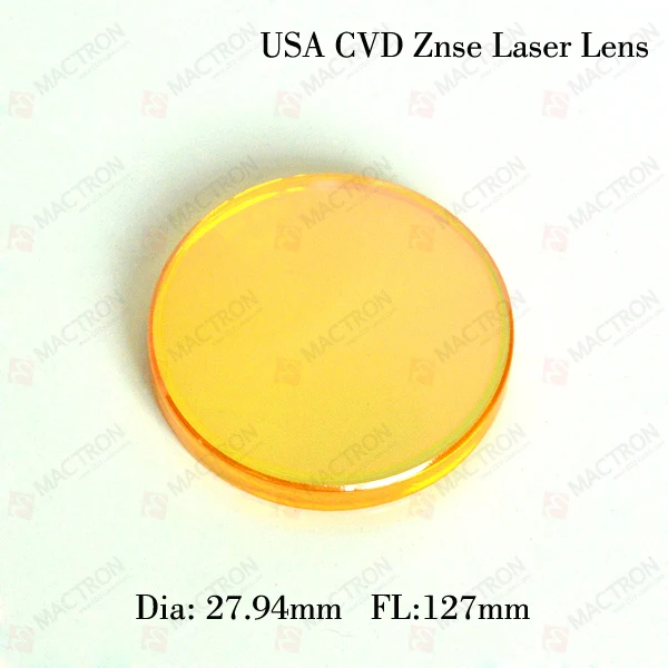 

Dia 1.1" Best Quality USA CO2 Laser Focusing Lens,FL 127, ET3.5 Using For 300w CO2 Laser Tube