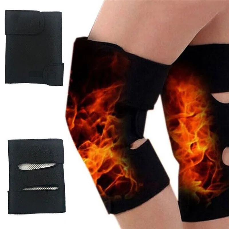 

1 Pair Tourmaline Self Heating Knee Pads Magnetic Therapy Kneepad Pain Relief Arthritis Brace Support Patella Knee Sleeves Pads