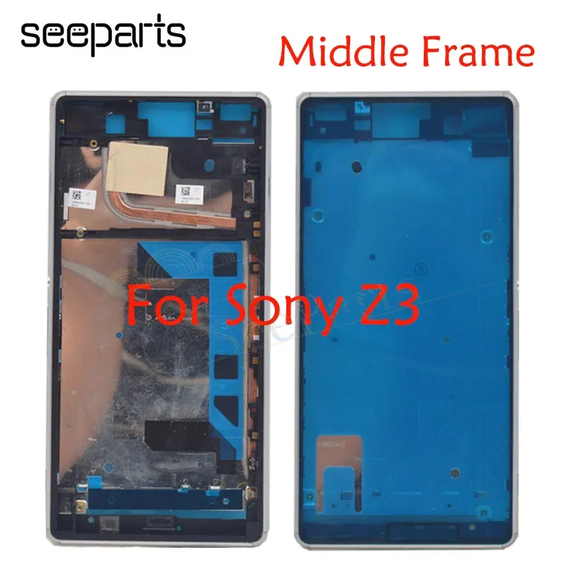 5 2 &quotдля Sony Xperia Z3 L55t D6603 D6653 средняя рамка передний корпус Безель Ремонт Запчасти