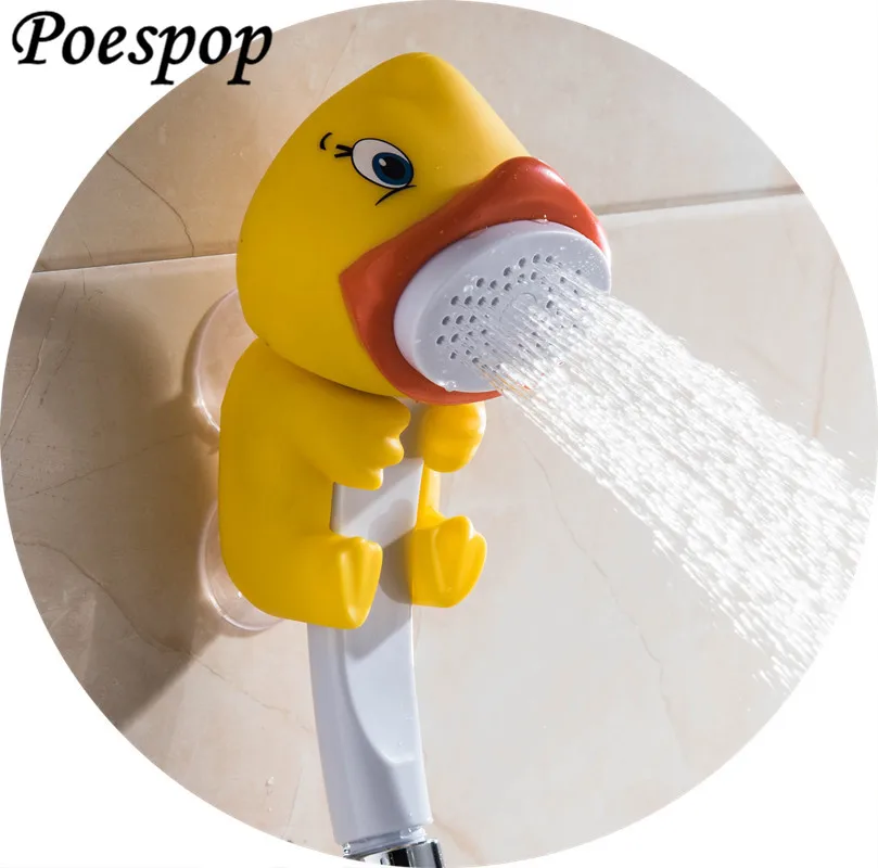 POSEPOP Детские душевые головки мультфильм лягушка утка прекрасная домашняя игрушка душ ребенок душ ванная комната ручной душ с присоской бустер воды
