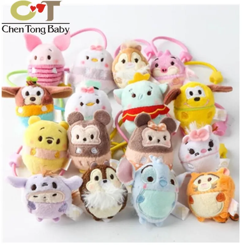 

ufufy minnie donlad duck cartoon plush toys beauty toy hair rope Accessories many designs WJ01