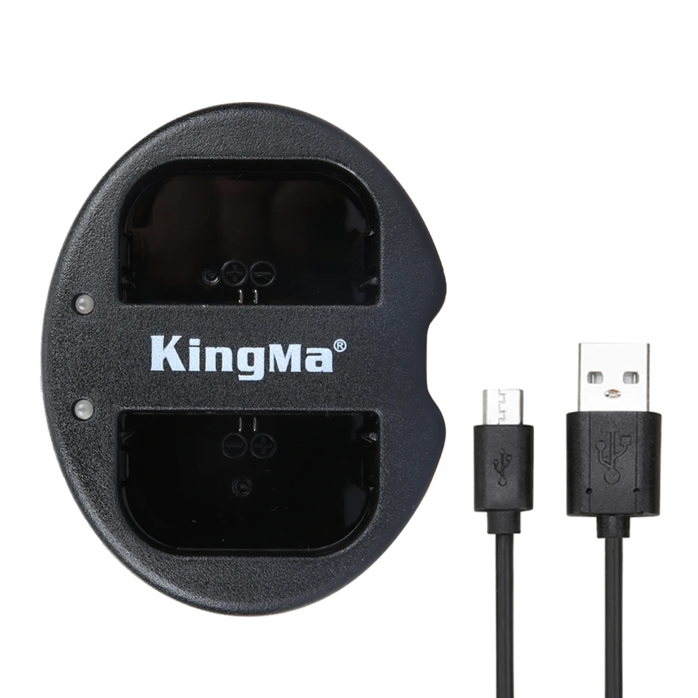 Новое поступление kingma LP-E6 E6 Dual Channel USB Зарядное устройство для Canon EOS 5D MarkII III 70d 7D 60D Батарея LP e6, оптовая продажа